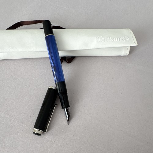 Penna stilografica pelikan - pelikan, blu